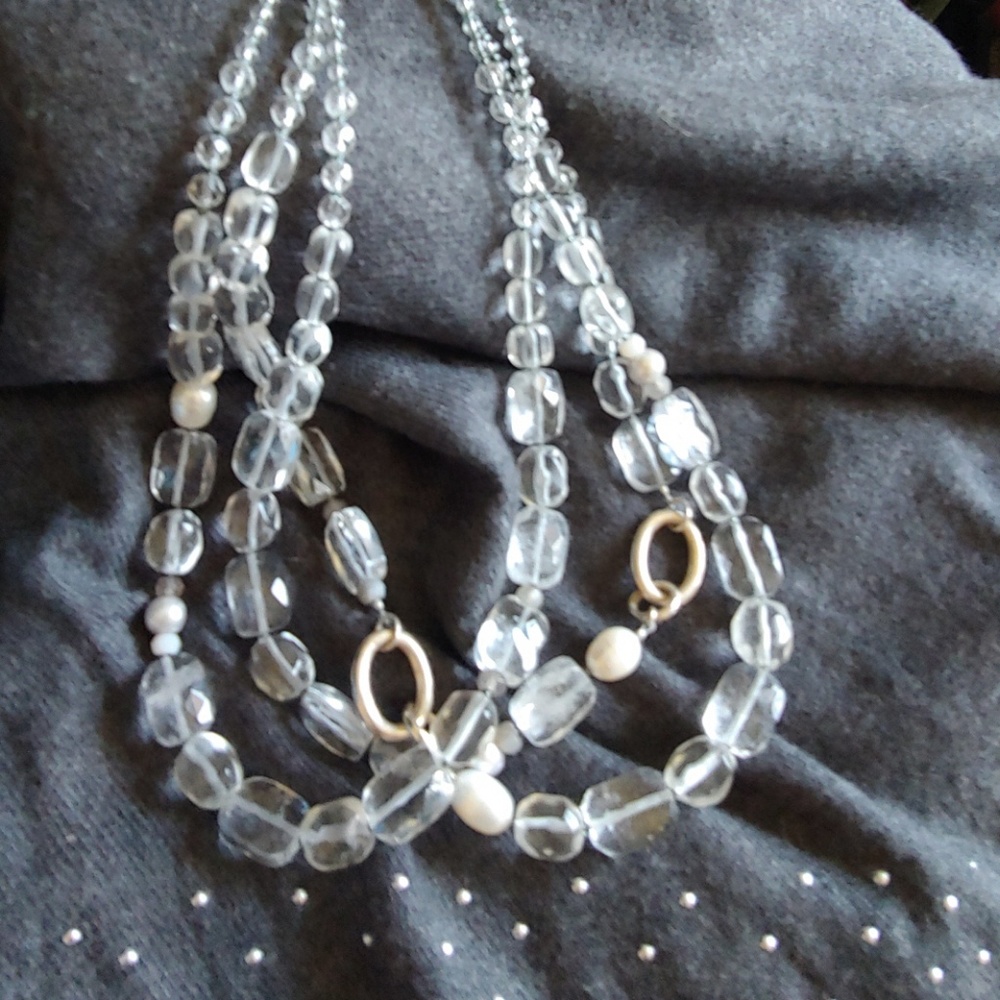 Silpada " White Heat" Necklace, retired.